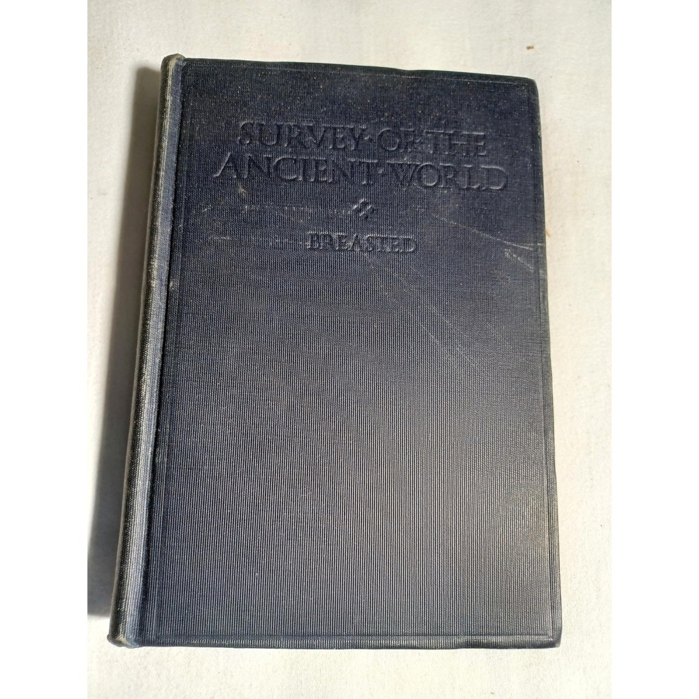 Vintage Survey Of The Ancient World James Henry Breasted 1919 Ginn Co HC Book
